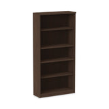 Alera® Alera Valencia Series Bookcase, Five-Shelf, 31.75w x 14d x 64.75h, Espresso (ALEVA636632ES) Each