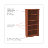 Alera® Alera Valencia Series Bookcase, Five-Shelf, 31.75w x 14d x 64.75h, Medium Cherry (ALEVA636632MC) Each