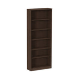 Alera® Alera Valencia Series Bookcase, Six-Shelf, 31.75w x 14d x 80.25h, Espresso (ALEVA638232ES) Each