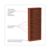 Alera® Alera Valencia Series Bookcase, Six-Shelf, 31.75w x 14d x 80.25h, Medium Cherry (ALEVA638232MC) Each