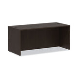 Alera® Alera Valencia Series Straight Front Desk Shell, 65" x 29.5" x 29.63", Espresso (ALEVA216630ES) Each