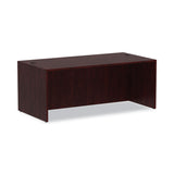 Alera® Alera Valencia Series Straight Front Desk Shell, 71" x 35.5" x 29.63", Mahogany (ALEVA217236MY) Each