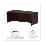 Alera® Alera Valencia Series Straight Front Desk Shell, 71" x 35.5" x 29.63", Mahogany (ALEVA217236MY) Each