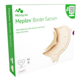 Mepilex® Border Sacrum Foam Dressing 9-1/5 X 9-1/5 Inch With Border Film Backing Silicone Adhesive Sacral Sterile (1075621_BX) 10/BX