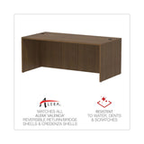 Alera® Alera Valencia Series Straight Front Desk Shell, 71" x 35.5" x 29.63", Modern Walnut (ALEVA217236WA) Each