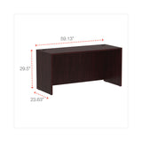 Alera® Alera Valencia Series Credenza Shell, 59.13w x 23.63d x 29.5h, Mahogany (ALEVA256024MY) Each