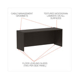Alera® Alera Valencia Series Credenza Shell, 70.88w x 23.63d x 29.5h, Espresso (ALEVA257224ES) Each
