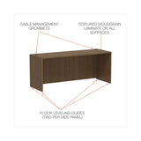 Alera® Alera Valencia Series Credenza Shell, 70.88w x 23.63d x 29.5h, Modern Walnut (ALEVA257224WA) Each