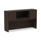 Alera® Alera Valencia Series Hutch with Doors, 4 Compartments, 58.88w x 15d x 35.38h, Espresso (ALEVA286015ES) Each
