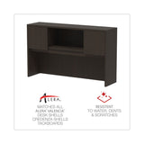 Alera® Alera Valencia Series Hutch with Doors, 4 Compartments, 58.88w x 15d x 35.38h, Espresso (ALEVA286015ES) Each
