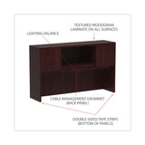 Alera® Alera Valencia Series Hutch with Doors, 4 Compartments, 58.88w x 15d x 35.38h, Mahogany (ALEVA286015MY) Each