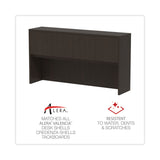 Alera® Alera Valencia Series Hutch with Doors, 4 Compartments, 64.75w x 15d x 35.38h, Espresso (ALEVA286615ES) Each