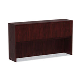 Alera® Alera Valencia Series Hutch with Doors, 4 Compartments, 64.75w x 15d x 35.38h, Mahogany (ALEVA286615MY) Each