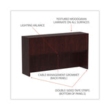 Alera® Alera Valencia Series Hutch with Doors, 4 Compartments, 64.75w x 15d x 35.38h, Mahogany (ALEVA286615MY) Each