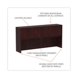Alera® Alera Valencia Series Hutch with Doors, 4 Compartments, 70.63w x 15d x 35.38h, Mahogany (ALEVA287215MY) Each