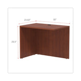 Alera® Alera Valencia Series Reversible Return/Bridge Shell, 35w x 23.63d x 29.5h, Medium Cherry (ALEVA353624MC) Each
