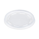 Dart® Plastic Lids, Fits 12 oz to 24 oz Foam Cups, Vented, Translucent, 100/Pack, 10 Packs/Carton (DCC16JL) Case of 1000