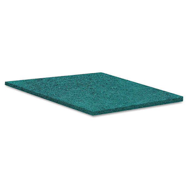 Boardwalk® Medium Duty Scour Pad,  6 x 9, Green, 20/Carton (BWK196)