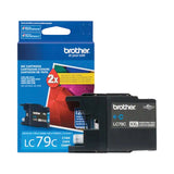 Brother LC79C Innobella Super High-Yield Ink, 1,200 Page-Yield, Cyan (BRTLC79C) Each