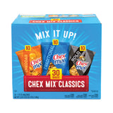 Chex Mix® Varieties, Assorted Flavors, 1.75 oz Pack, 30 Packs/Carton, Ships in 1-3 Business Days (GRR22000787) Each