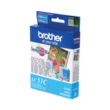 Brother LC51C Innobella Ink, 400 Page-Yield, Cyan (BRTLC51C) Each