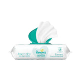 Pampers® Sensitive Baby Wipes, 1-Ply, 6.8 x 7,  Unscented, White, 56/Pack (PGC87076EA) Pack of 56
