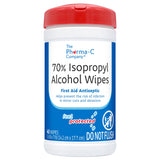 The Pharma-C Company® Antiseptic Skin Wipe Isopropyl Alcohol Towelette Canister (851821_CS) 6/CS
