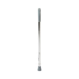 McKesson Round Handle Cane Aluminum 29-3/4 to 38-3/4 Inch Height Chrome (1065221_CS) 6/CS