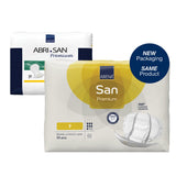 Abena® San Premium Incontinence Liner 14.1 X 24.8 Inch Heavy Absorbency Fluff / Polymer Core Size 7 (1218219_PK) 30/PK