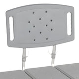 McKesson Knocked Down Bariatric Bath Transfer Bench Arm Rail 18-1/4 to 23-1/4 Inch Seat Height 500 lbs. Weight Capacity (1128903_EA) 1/EA