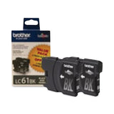 Brother LC612PKS Innobella Ink, 450 Page-Yield, Black, 2/Pack (BRTLC612PKS) Pack of 2