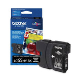 Brother LC65HYBK Innobella High-Yield Ink, 900 Page-Yield, Black (BRTLC65HYBK) Each