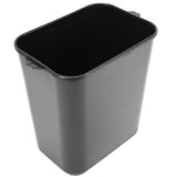 Impact® Soft-Sided Plastic 14 Quart Wastebasket w/ Pinch'm™, 12/Case, Black (IMP77015CT) Case of 12