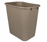 Impact® Soft-Sided Plastic 28 Quart Wastebasket w/ No Pinch'm™, 12/Case, Beige (IMP7702-15) Case of 12