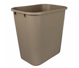 Impact® Soft-Sided Plastic 28 Quart Wastebasket w/ No Pinch'm™, 12/Case, Beige (IMP7702-15) Case of 12