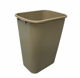 Impact® Soft-Sided Plastic 41 Quart Wastebasket w/ No Pinch'm™, 12/Case, Beige (IMP7703-15) Case of 12