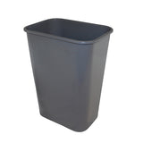 Impact® Soft-Sided Plastic 41 Quart Wastebasket w/ No Pinch'm™, 12/Case, Gray (IMP7703-3) Case of 12