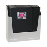 C-Line® Eight-Pocket Portfolio with Security Flap, Polypropylene, 8.5 x 11, Black/White (CLI32881) Each