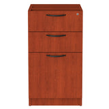 Alera® Alera Valencia Series Full Pedestal File, Left/Right, 3-Drawers: Box/Box/File, Legal/Letter, Cherry, 15.63" x 20.5" x 28.5" (ALEVA532822MC) Each