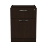 Alera® Alera Valencia Series Hanging Pedestal File, Left/Right, 2-Drawers: Box/File, Legal/Letter, Espresso, 15.63" x 20.5" x 19.25" (ALEVA552222ES) Each