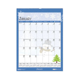 House of Doolittle™ Recycled Seasonal Wall Calendar, Illustrated Seasons Artwork, 12 x 16.5, 12-Month (Jan to Dec): 2026 (HOD339) Each