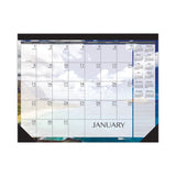 House of Doolittle™ Recycled Earthscapes Desk Pad Calendar, Seascapes Photography, 18.5 x 13, Black Binding/Corners,12-Month (Jan to Dec): 2026 (HOD1386) Each