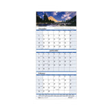 House of Doolittle™ Earthscapes Recycled 3-Month Vertical Wall Calendar, Scenic Photography, 8 x 17, White Sheets, 14-Month: Dec 2025 to Jan 2027 (HOD3636) Each