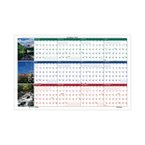 House of Doolittle™ Earthscapes Recycled Reversible/Erasable Yearly Wall Calendar, Nature Photos, 18 x 24, White Sheets, 12-Month (Jan-Dec): 2026 (HOD3930) Each