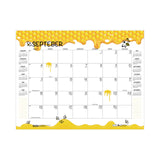 House of Doolittle™ Academic Year Recycled Honeycomb Desk Pad Calendar, 22 x 17, White/Multicolor Sheets, 12-Month (Aug to July): 2025 to 2026 (HOD1565) Each