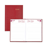 Brownline® Daily/Monthly Planner, 8.25 x 5.75, Red Cover, 12-Month (Jan to Dec): 2026 (REDCB389RED) Each