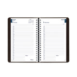 Blueline® Academic Daily/Monthly Planner, 8 x 5, Black Cover, 12-Month (Aug to July): 2025 to 2026 (REDCA201BLK) Each