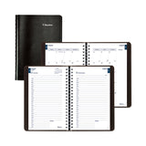 Blueline® Academic Daily/Monthly Planner, 8 x 5, Black Cover, 12-Month (Aug to July): 2025 to 2026 (REDCA201BLK) Each