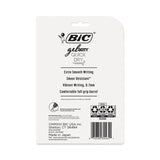 BIC® Gel-ocity Quick Dry Gel Pen, Retractable, Medium 0.7 mm, Assorted Ink and Barrel Colors, 8/Pack (BICRGLCGAP81AST) Pack of 8