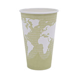 Eco-Products® World Art Renewable and Compostable Hot Cups, 16 oz, 50/Pack, 20 Packs/Carton (ECOEPBHC16WA) Case of 1000
